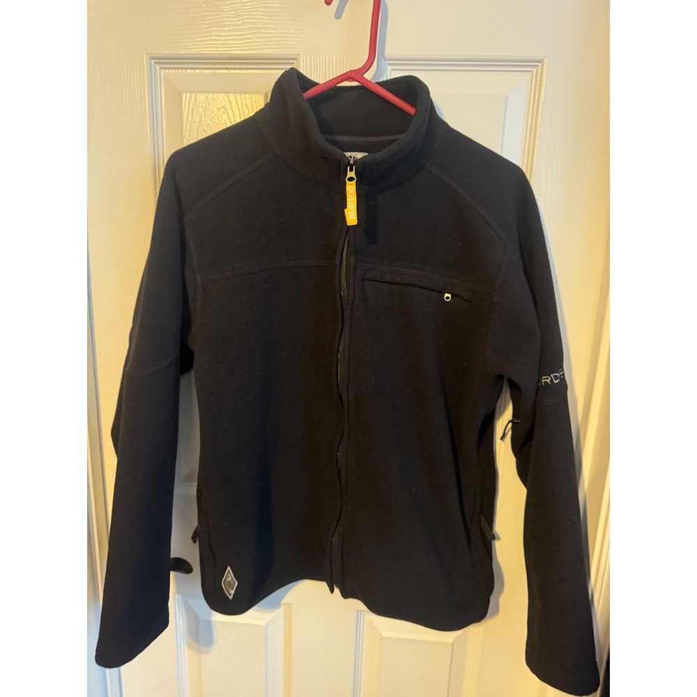 Burton Snowboards Black Full Zip Fleece Jacket Men's M Snowboarding Outdoor